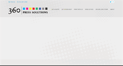 Desktop Screenshot of 360presssolutions.com